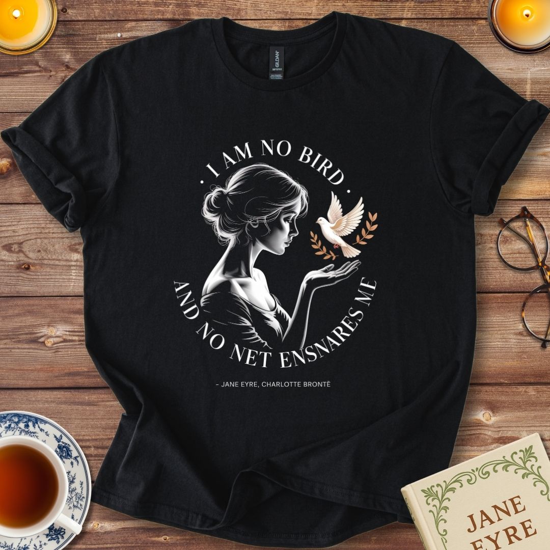 "I Am No Bird" — Jane Eyre Feminist Bust Tee