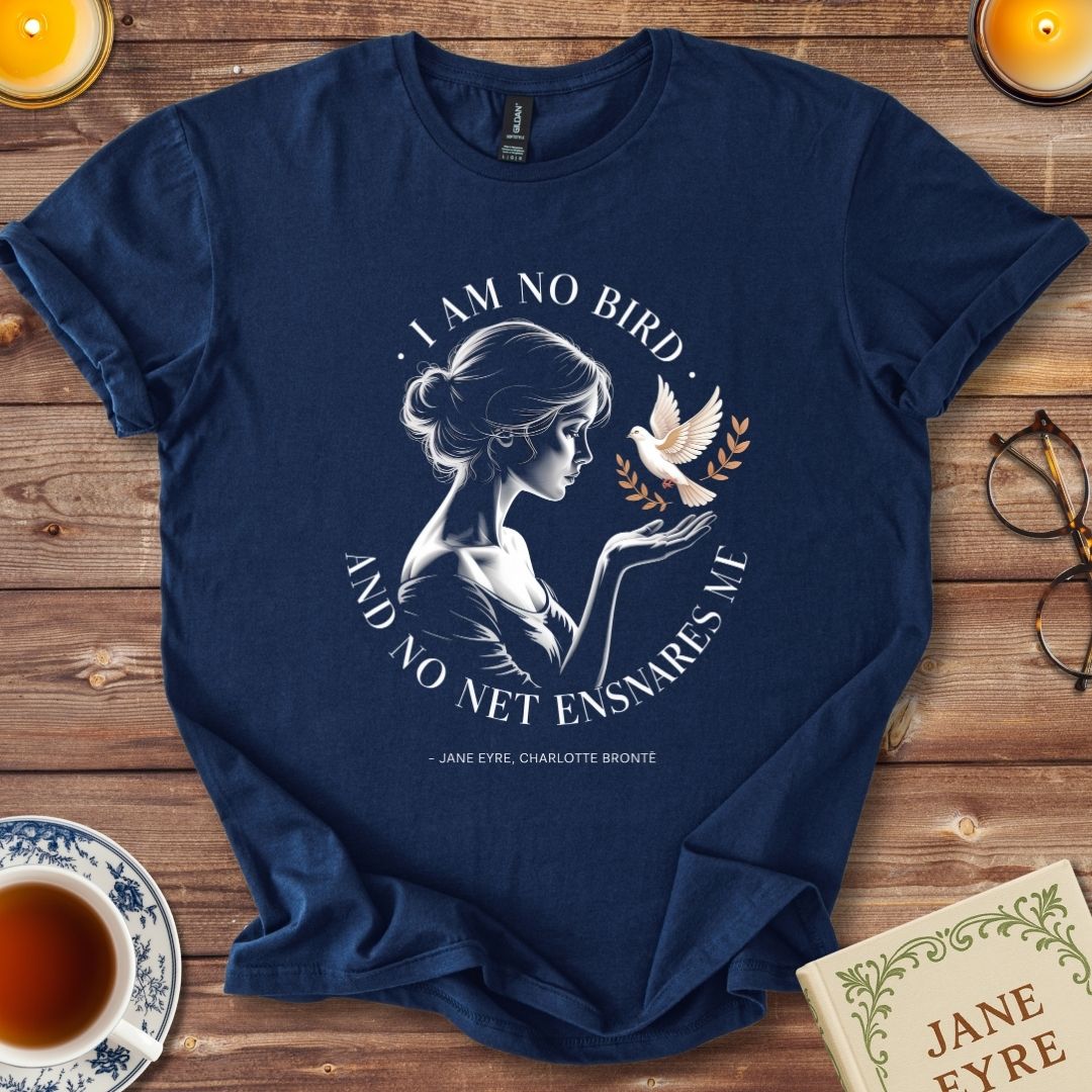 "I Am No Bird" — Jane Eyre Feminist Bust Tee