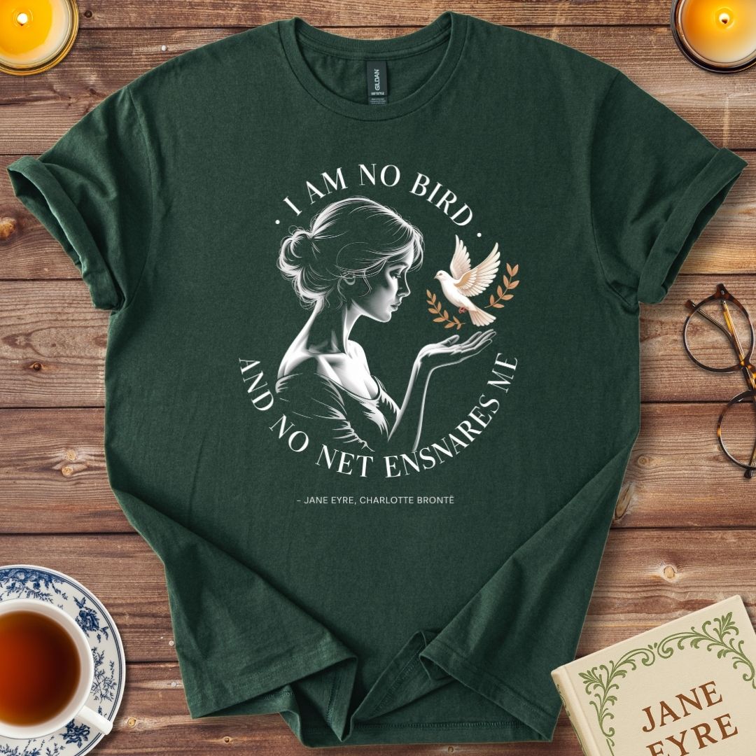 "I Am No Bird" — Jane Eyre Feminist Bust Tee