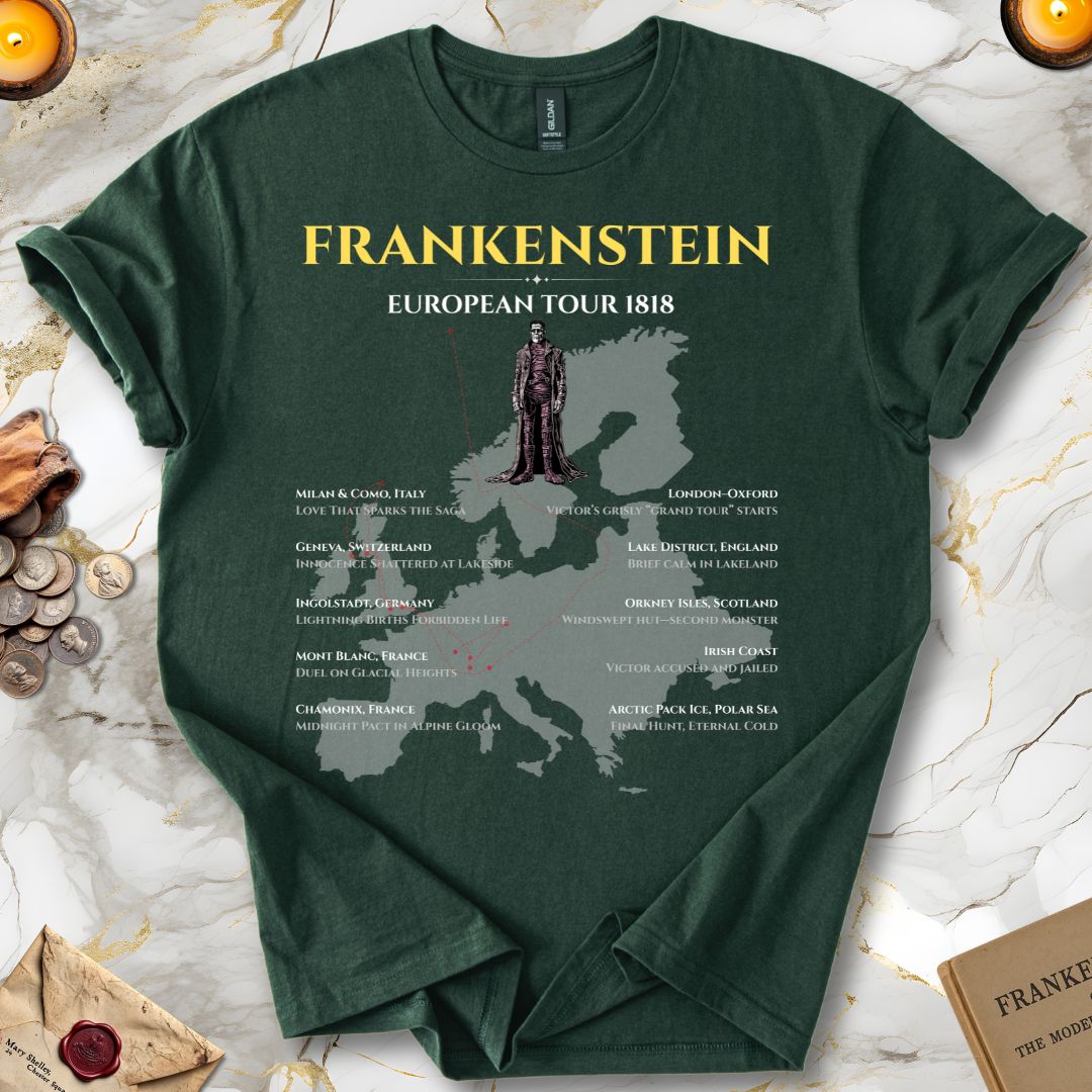 Frankenstein European Tour T-Shirt Forest Green