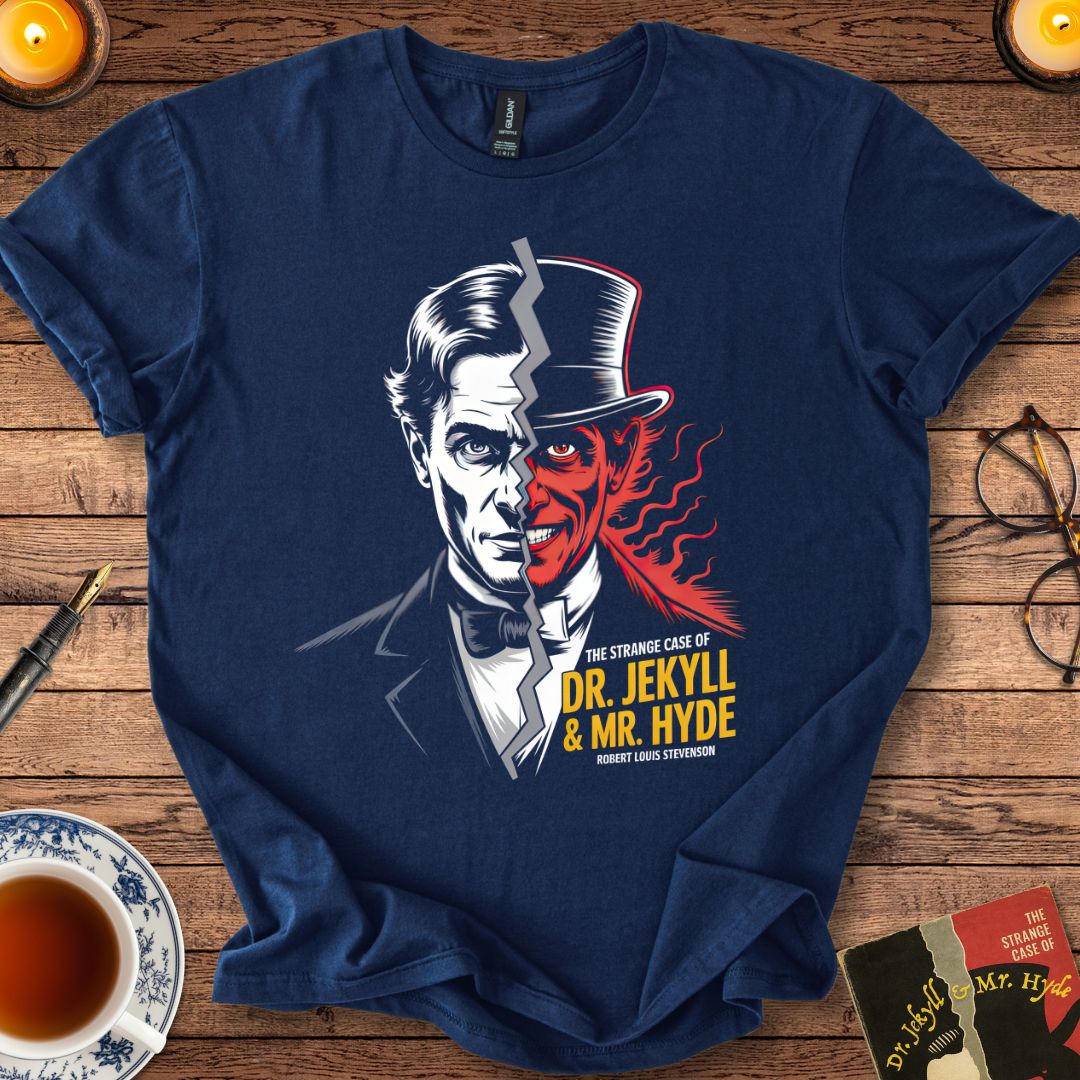 Dr Jeckyll and Mr Hyde T-shirt Navy