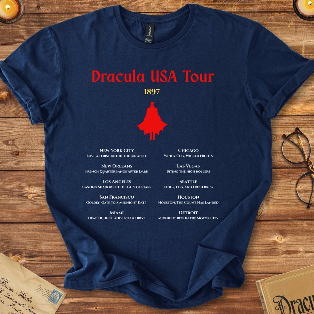 Dracula USA Tour T-Shirt Navy