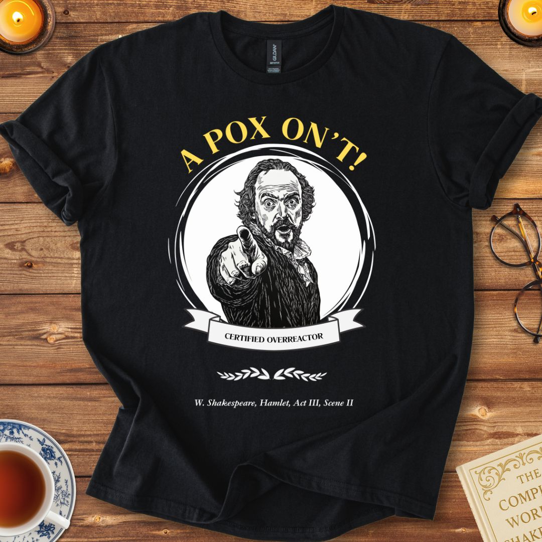 A Pox On't! Shakespeare T-Shirt Black