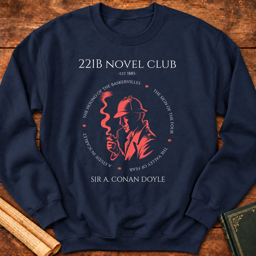 221B Novel Club Sherlock Holmes (Noire Edition) Sweatshirt - Navy