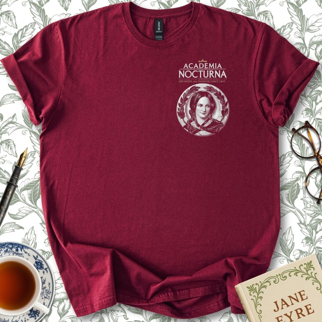 Academia Nocturna Charlotte Brontë Insignia T-Shirt