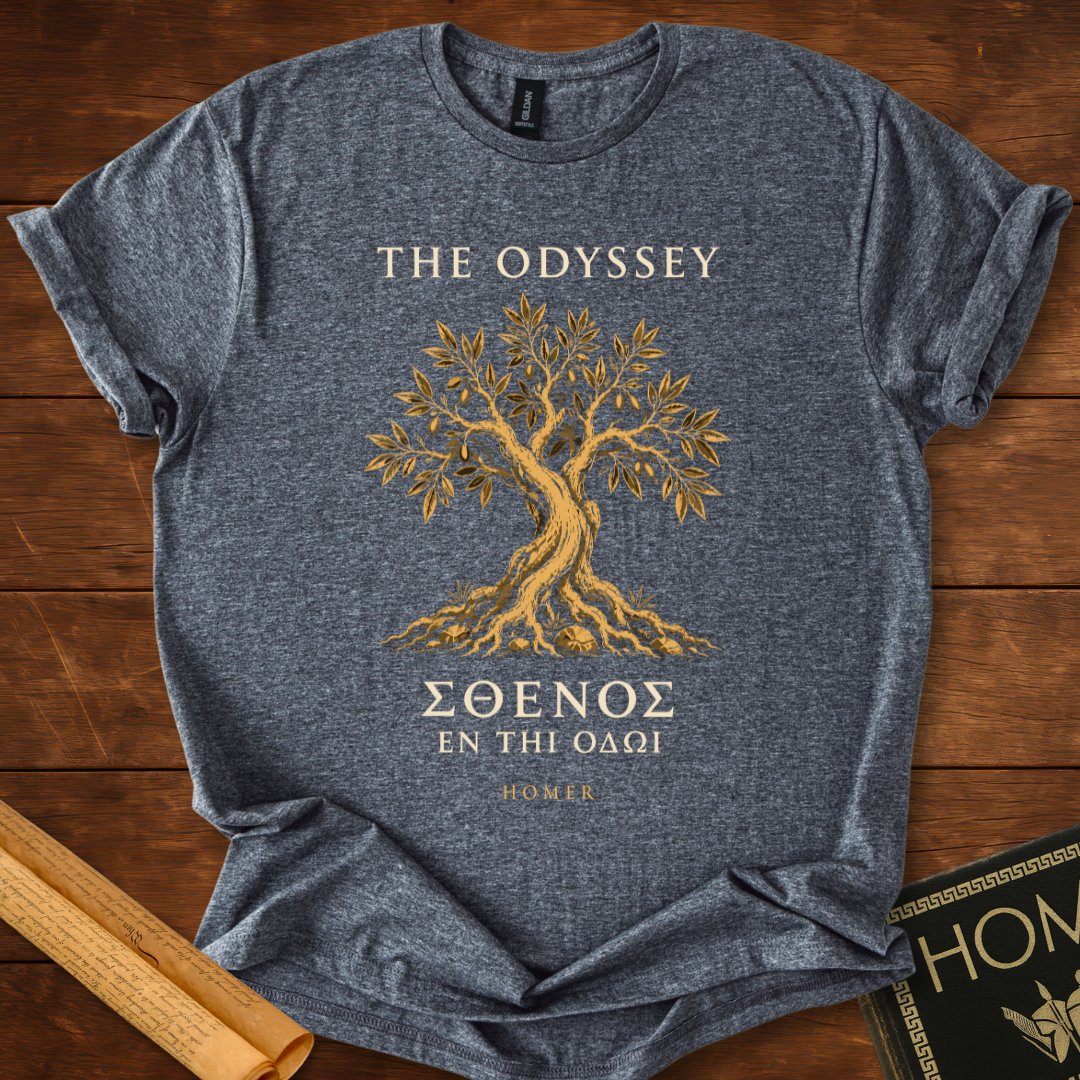 The Odyssey — "Strength in the Journey" (Greek Version) T-Shirt