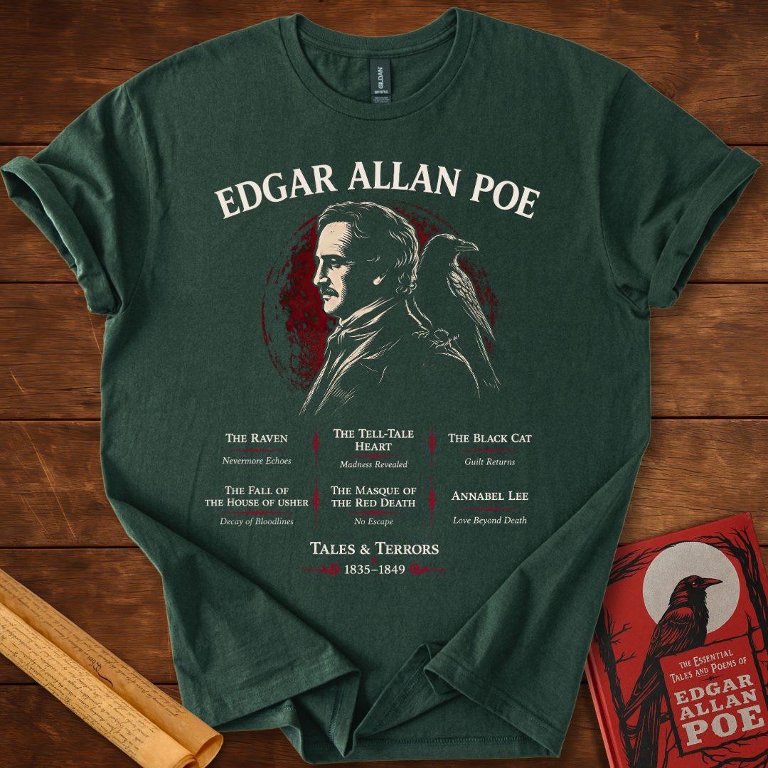 Edgar Allan Poe – Tales & Terrors Blood Moon Edition T-Shirt