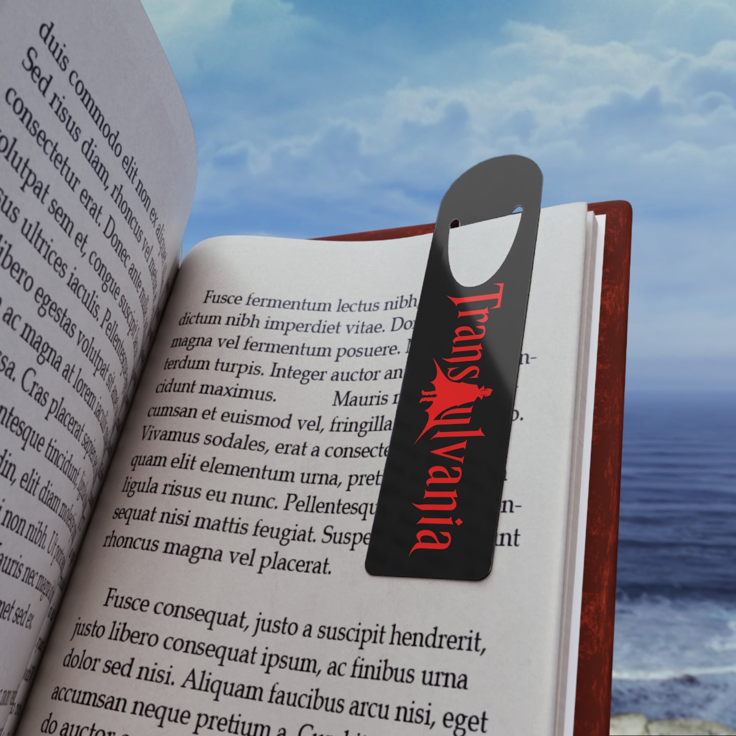 Transylvania Dracula Aluminium Bookmark