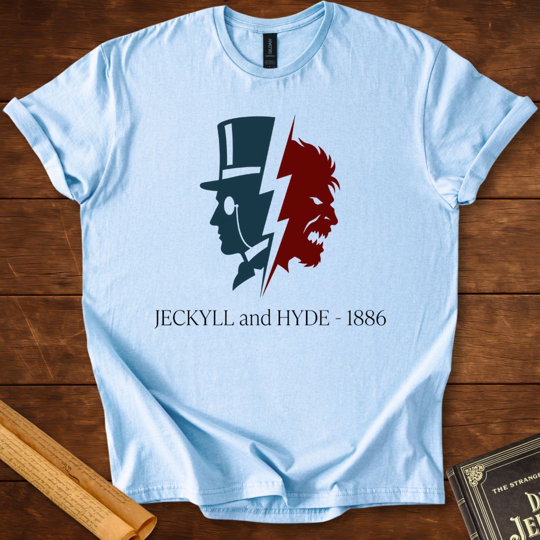 Jekyll and Hyde 1886 – Duality Silhouette Literary T-Shirt