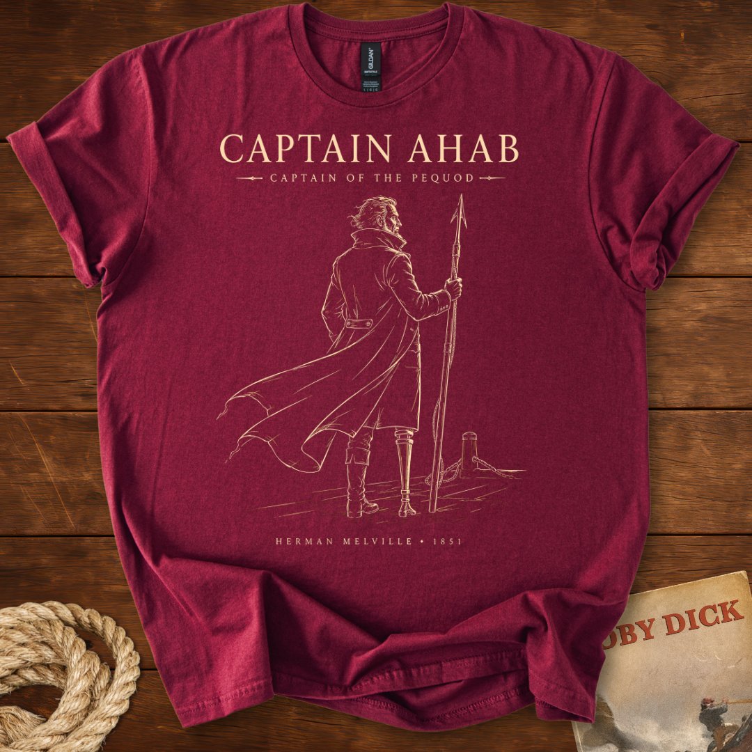 Captain Ahab – Captain of the Pequod | Moby-Dick T-Shirt