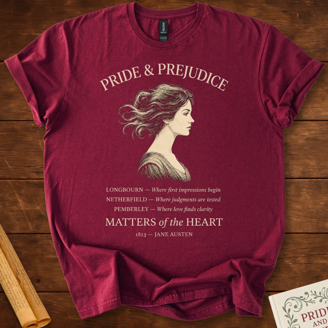 Pride & Prejudice – Matters of the Heart T-Shirt