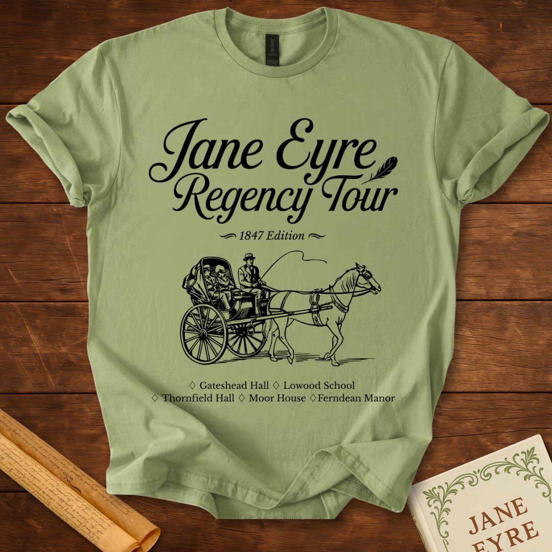 Jane Eyre Regency Tour T-Shirt Sage