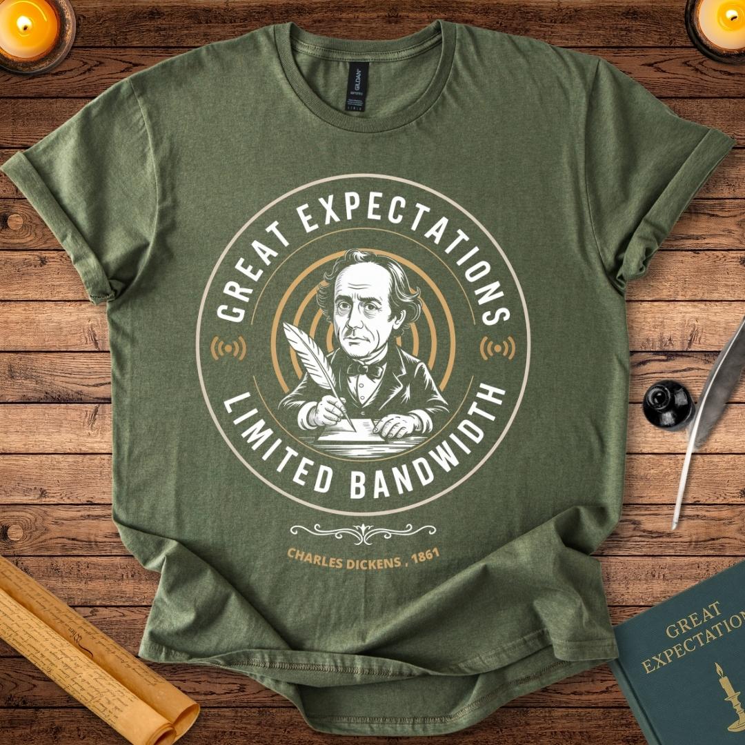 Great Expectations, Limited Wifi T-Shirt Military Green