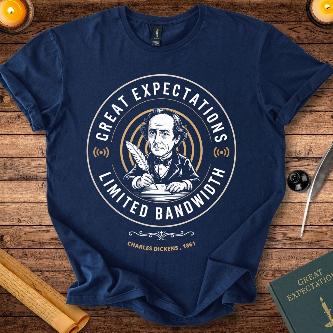 Great Expectations, Limited Wifi T-Shirt Navy
