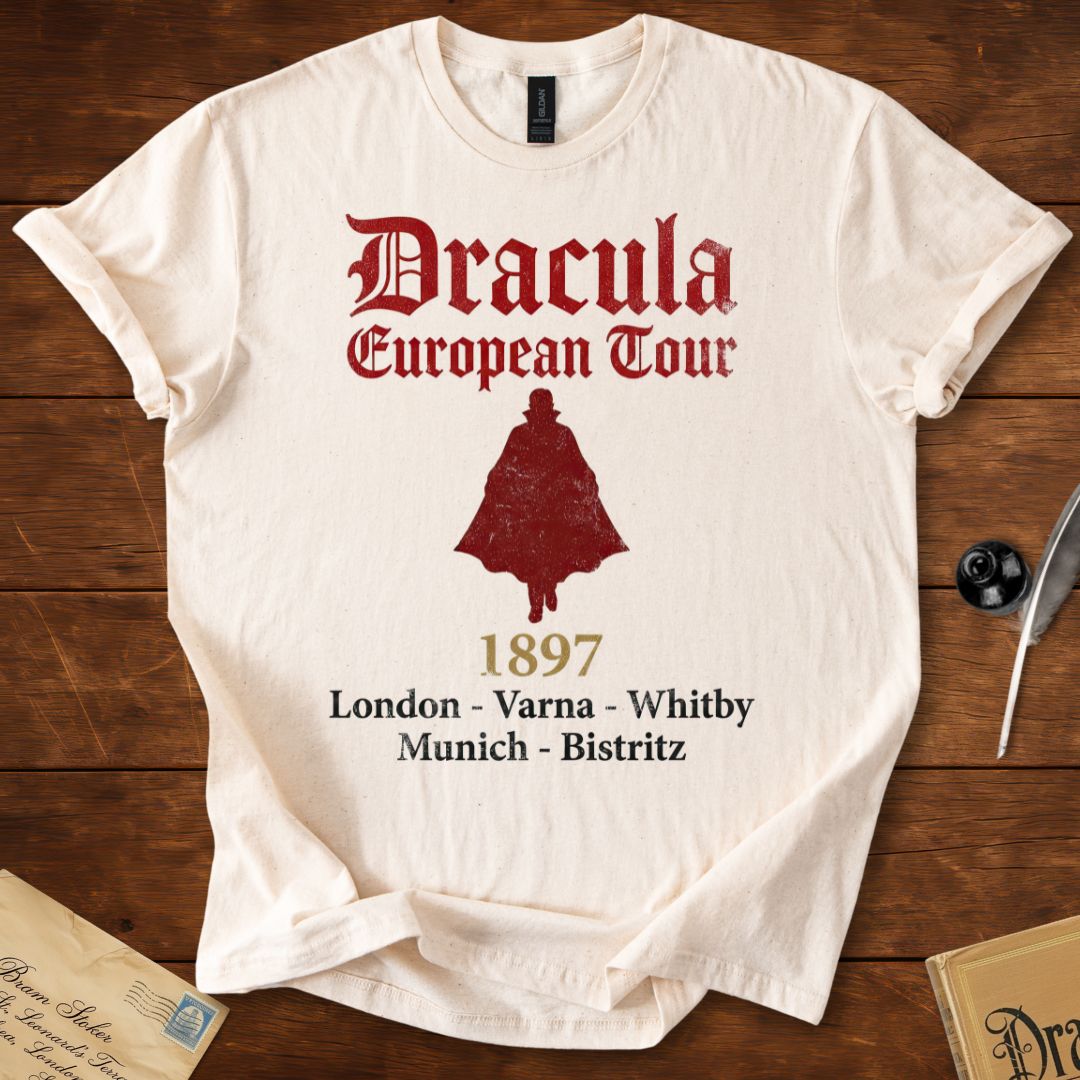 Dracula European Tour 1897 Distressed Version T-Shirt