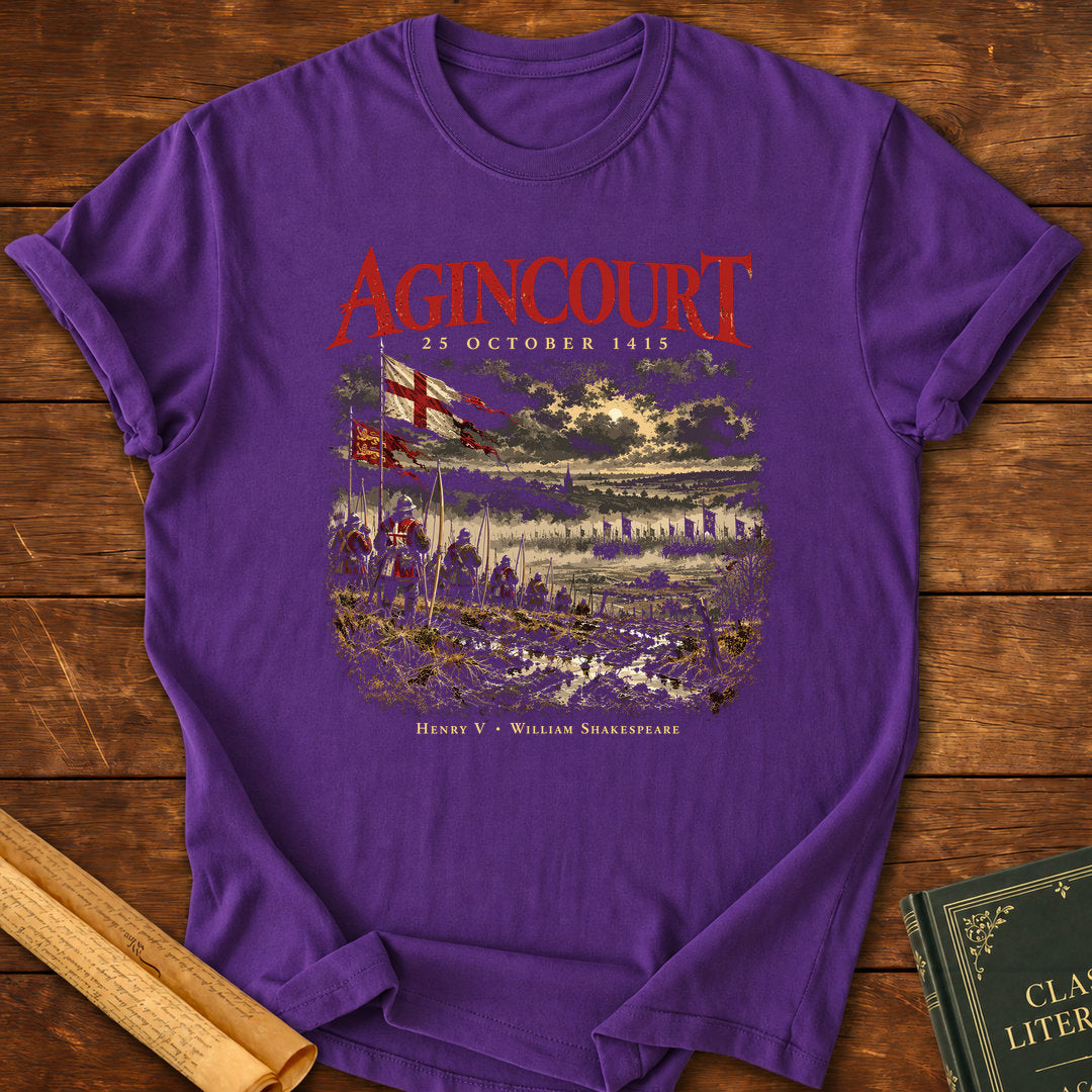 Battle of Agincourt 1415 – Henry V Medieval Archers T-Shirt - Purple