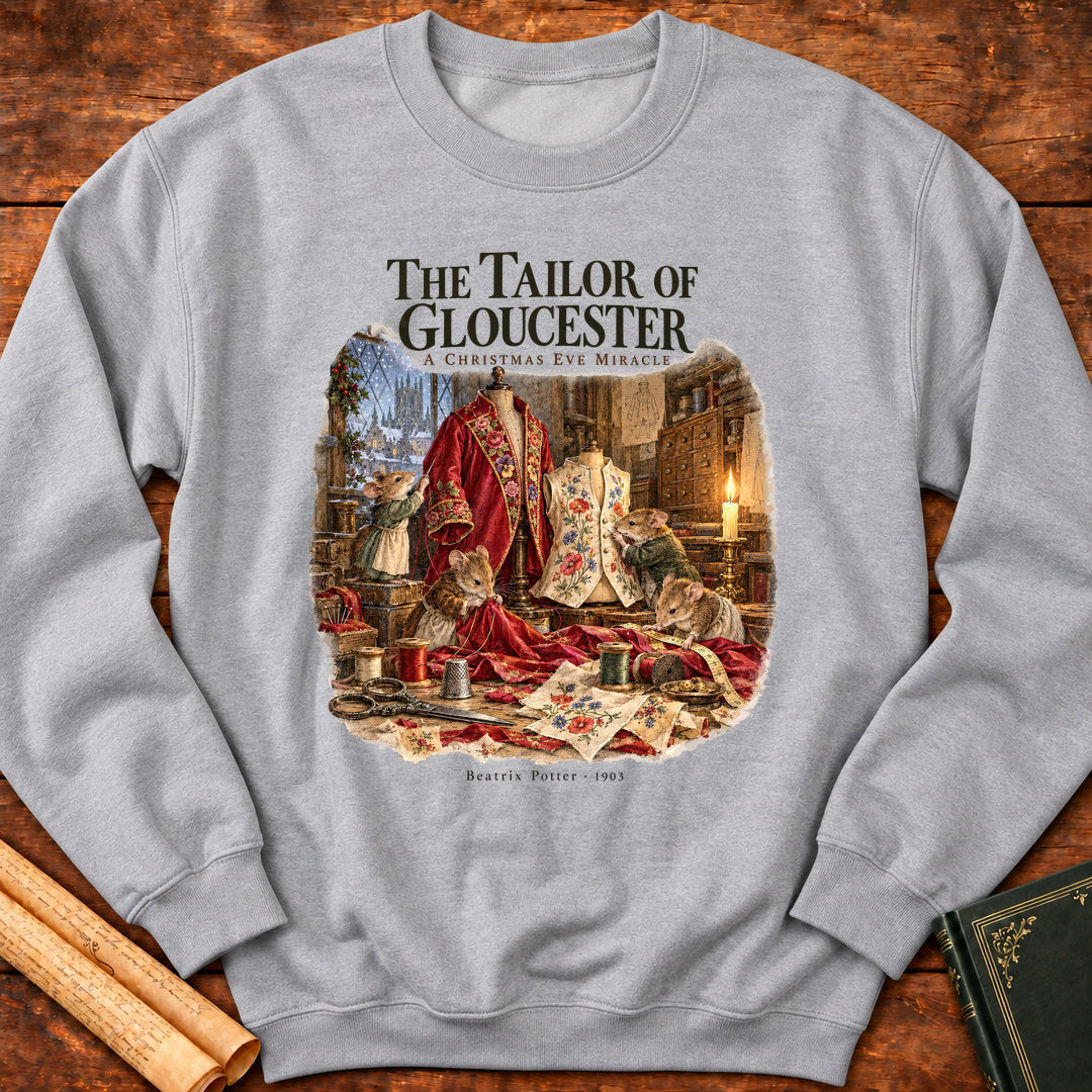 The Tailor of Gloucester – A Christmas Eve Miracle Sweatshirt - Sport Grey