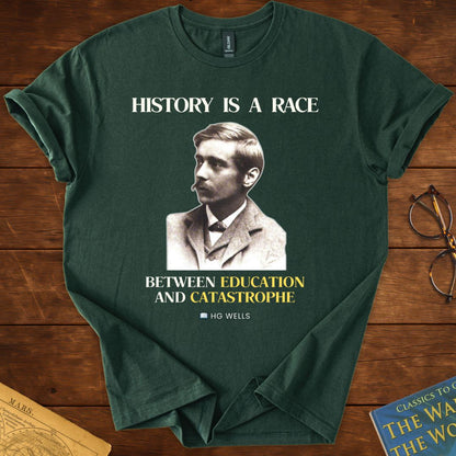 History is a Race HG Wells T-Shirt