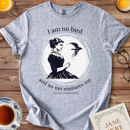 I am no bird T-shirt Sport Grey