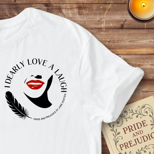 I Dearly Love a Laugh Circular Insignia T-Shirt