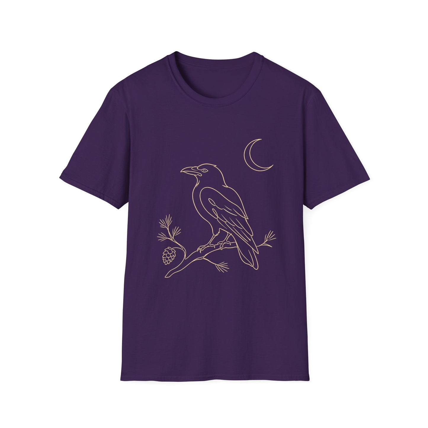 Nevermore Moonlit Raven – Edgar Allan Poe T-Shirt