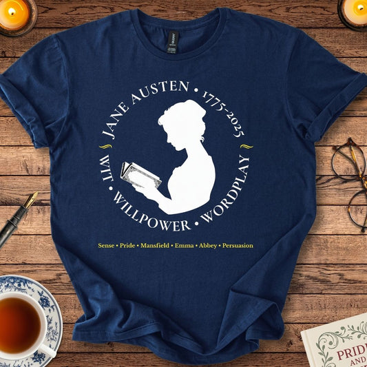Jane Austen 250 Years Insignia T-Shirt