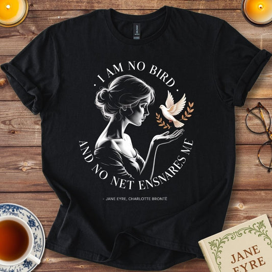 "I Am No Bird" — Jane Eyre Feminist Bust Tee