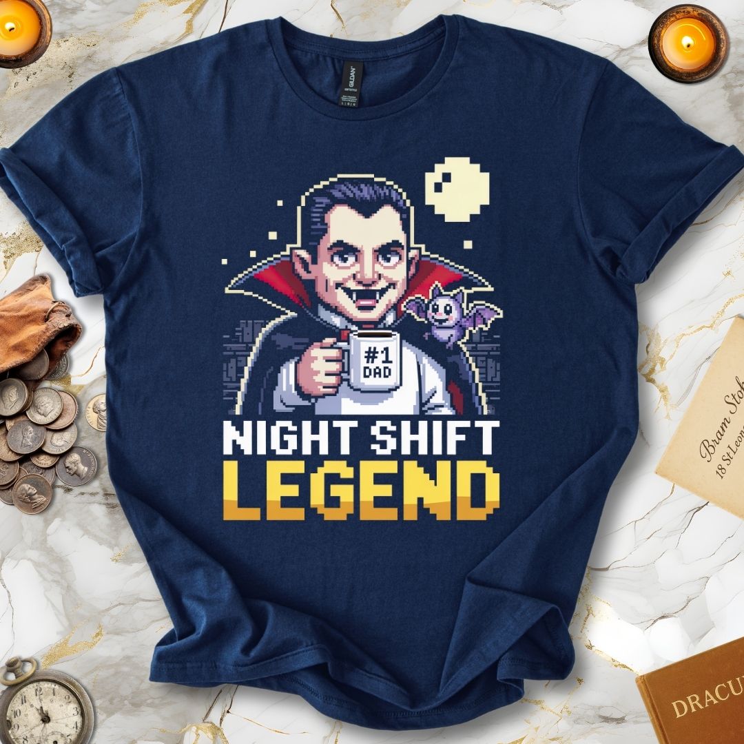 Dadcula - Night Shift Legend Father's Day T-Shirt