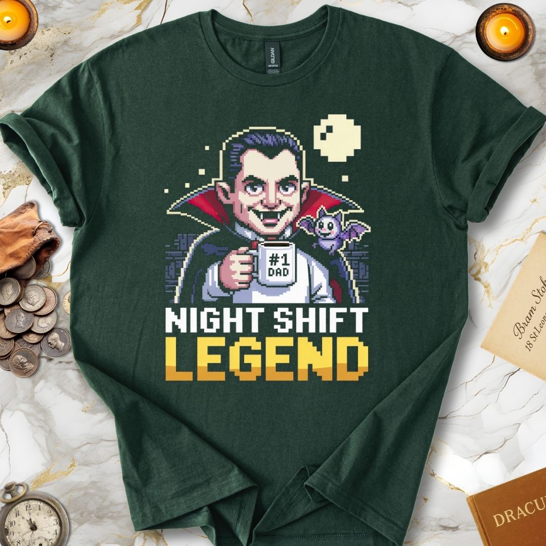 Dadcula - Night Shift Legend Father's Day T-Shirt
