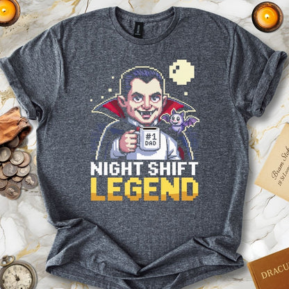 Dadcula - Night Shift Legend Father's Day T-Shirt
