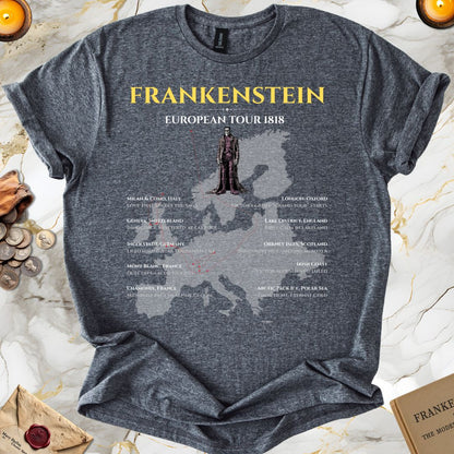 Frankenstein European Tour T-Shirt Dark Heather Grey