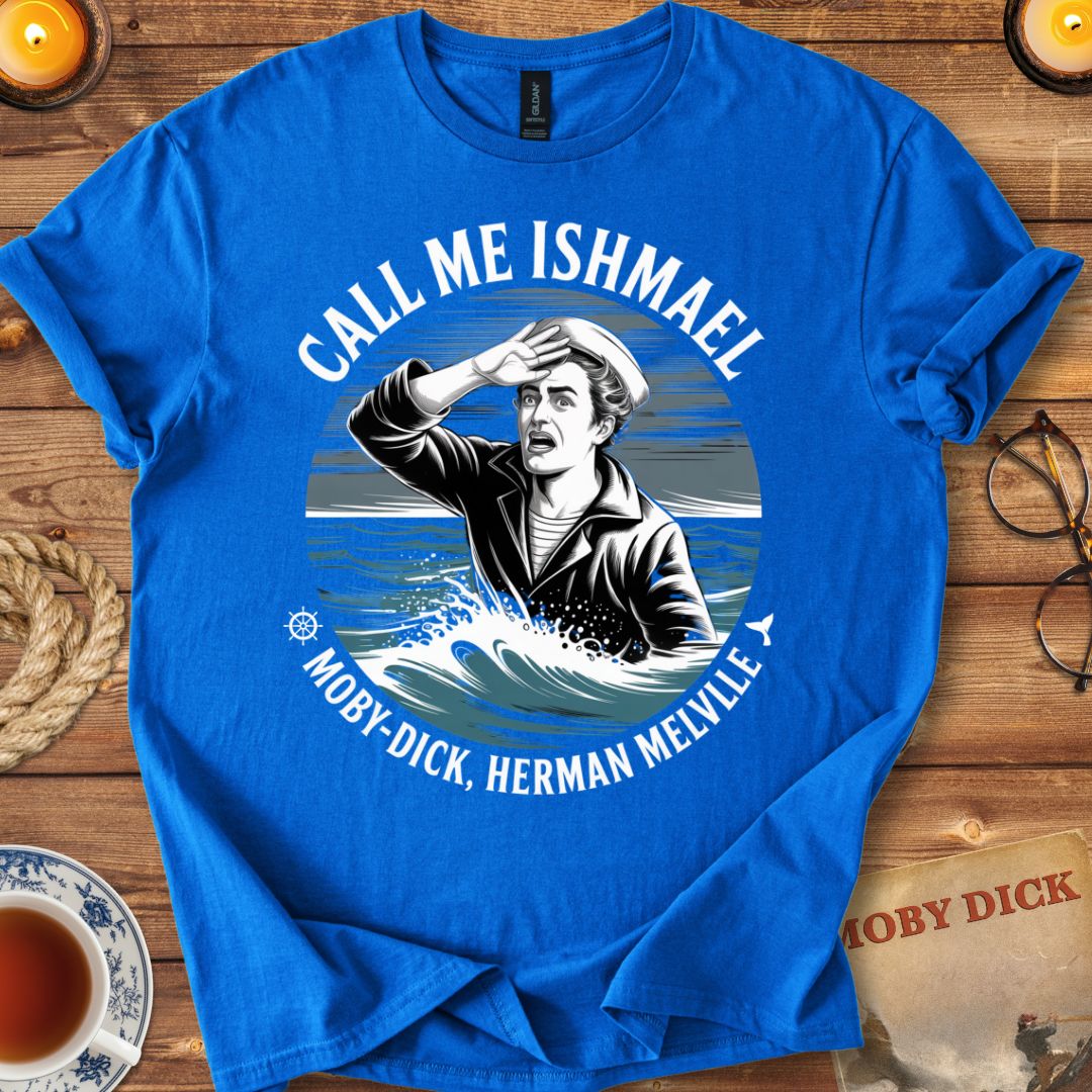 Call me Ishmael Moby Dick T-Shirt Royal