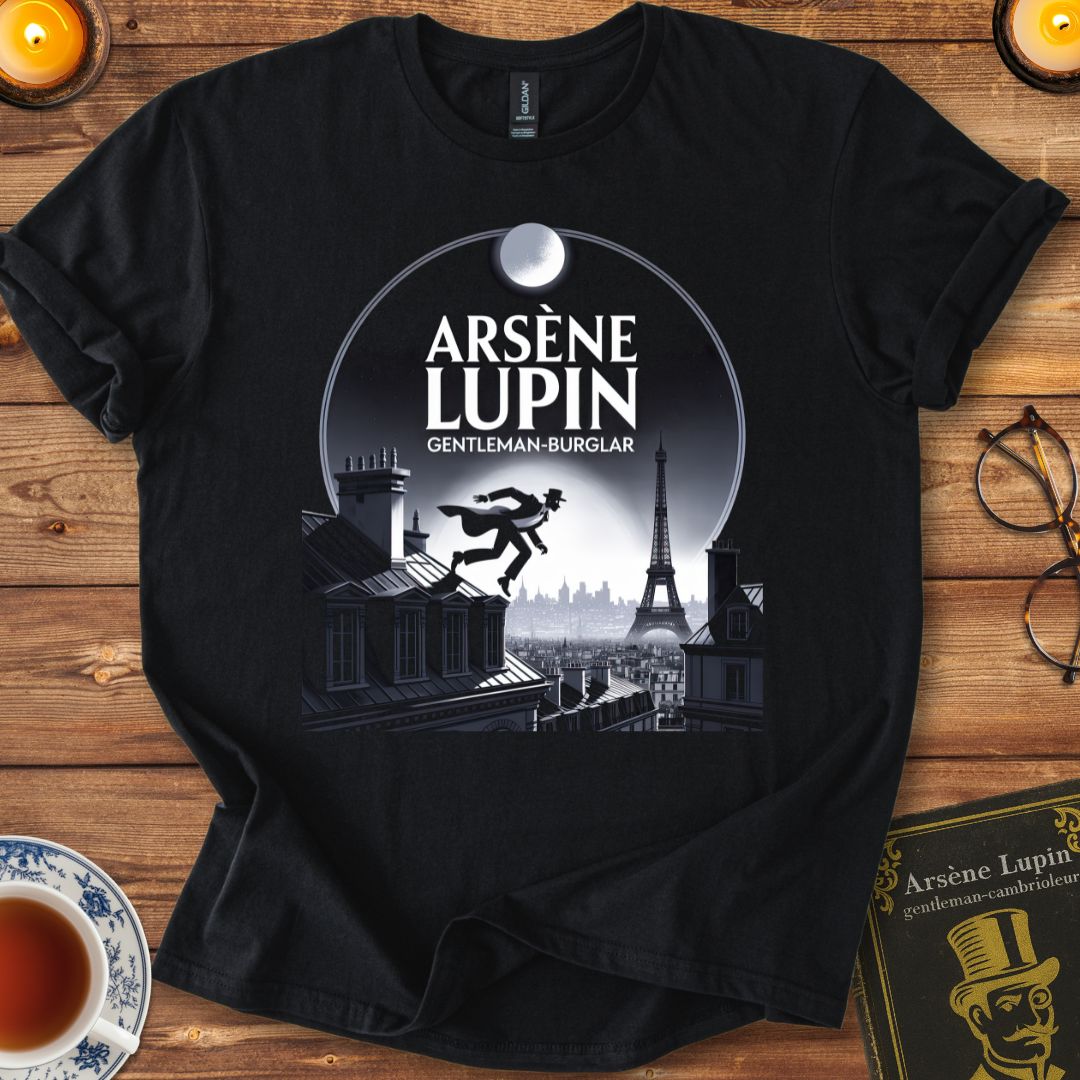 Arsène Lupin Gentleman Burglar T-Shirt Black