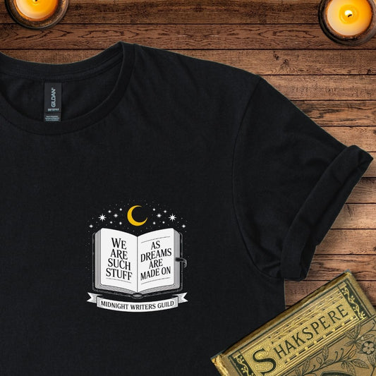 We Are Such Stuff Insignia Shakespeare T-Shirt Black