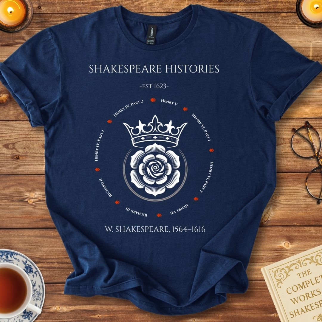 Shakespeare Histories T-Shirt Navy