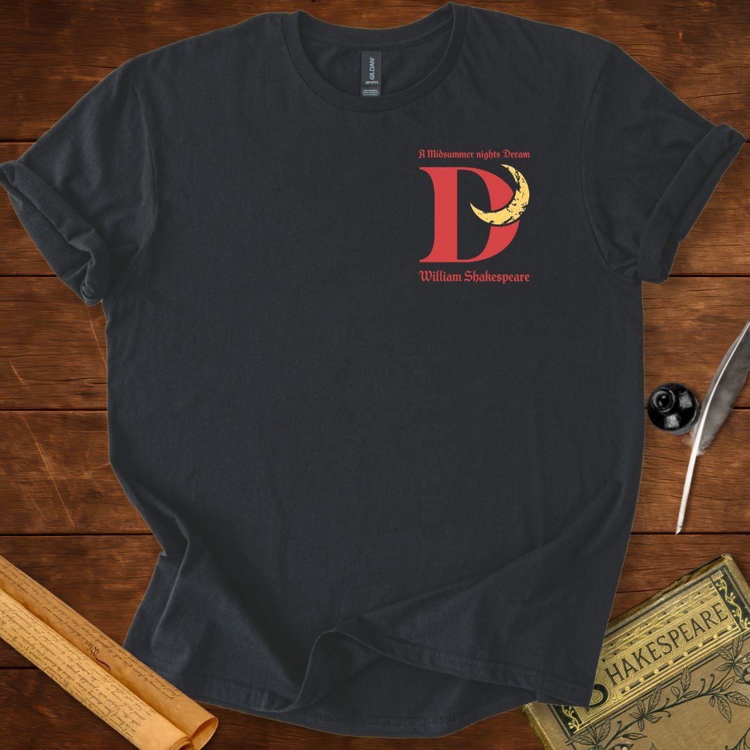 A Midsummer Nights Dream Monogram Insignia Shakespeare T-Shirt