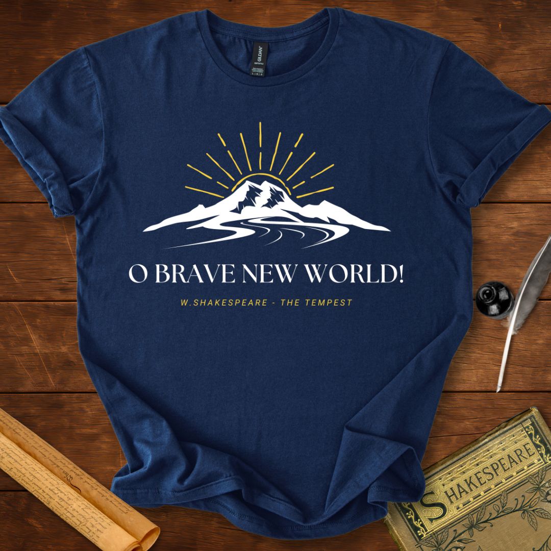 Brave New World Sunrise Shakespeare T-Shirt