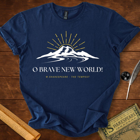 Brave New World Sunrise Shakespeare T-Shirt