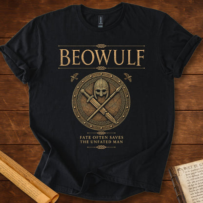 Fate Often Saves | Beowulf Literary T-Shirt