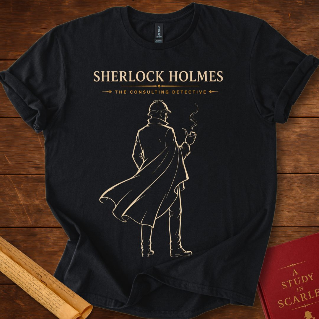 Sherlock Holmes – The Consulting Detective (Silhouette Series) T-Shirt Black