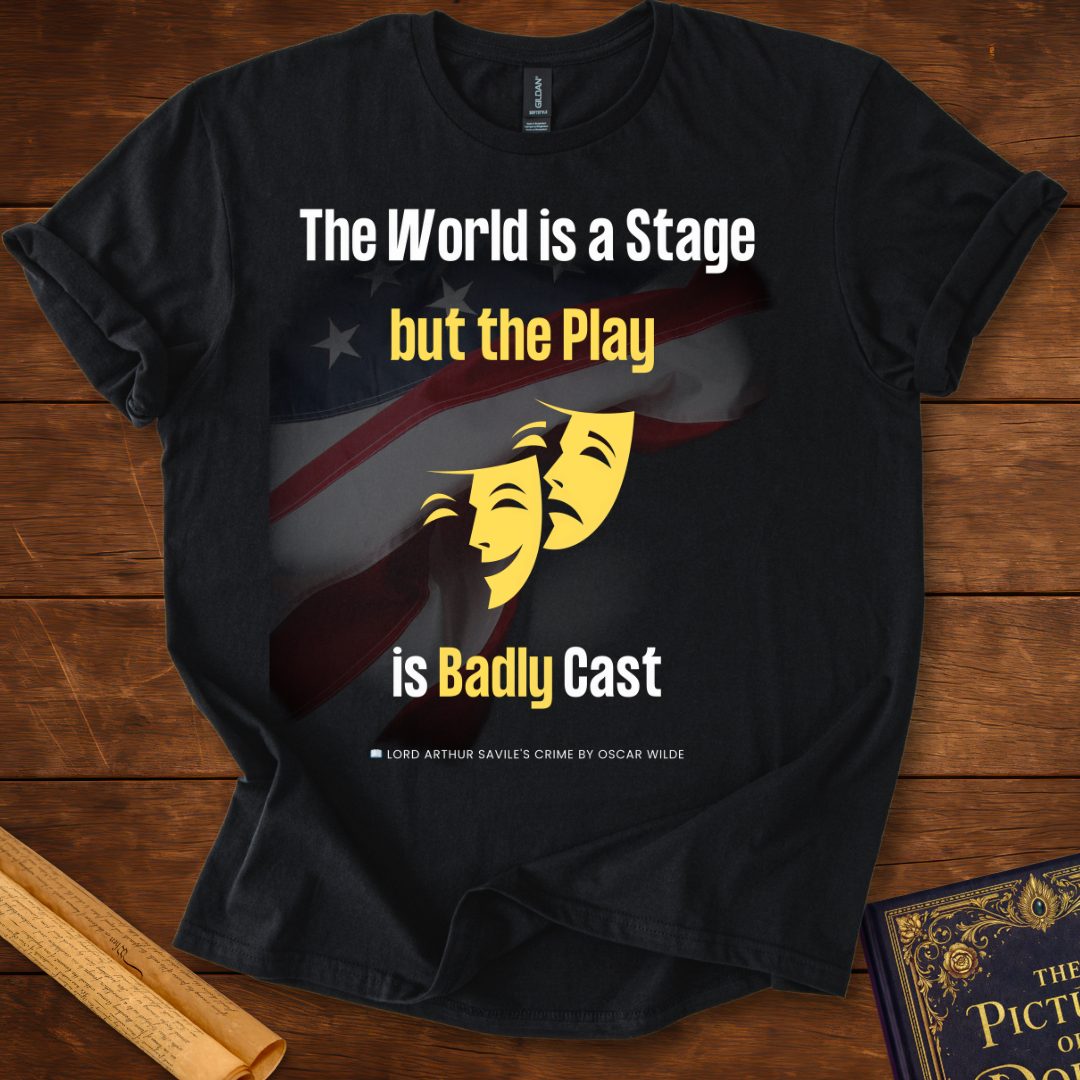 The World is a Stage T-Shirt Black