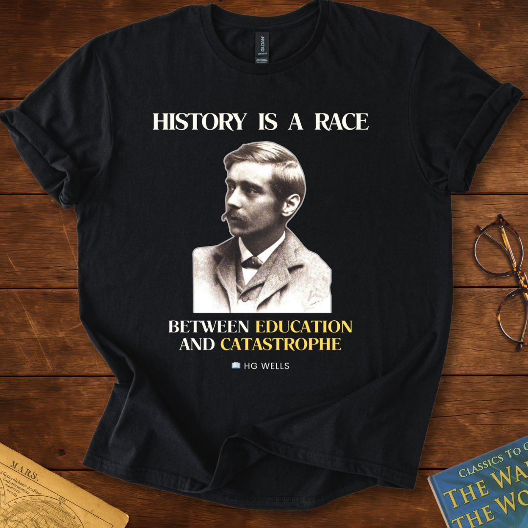 History is a Race HG Wells T-Shirt