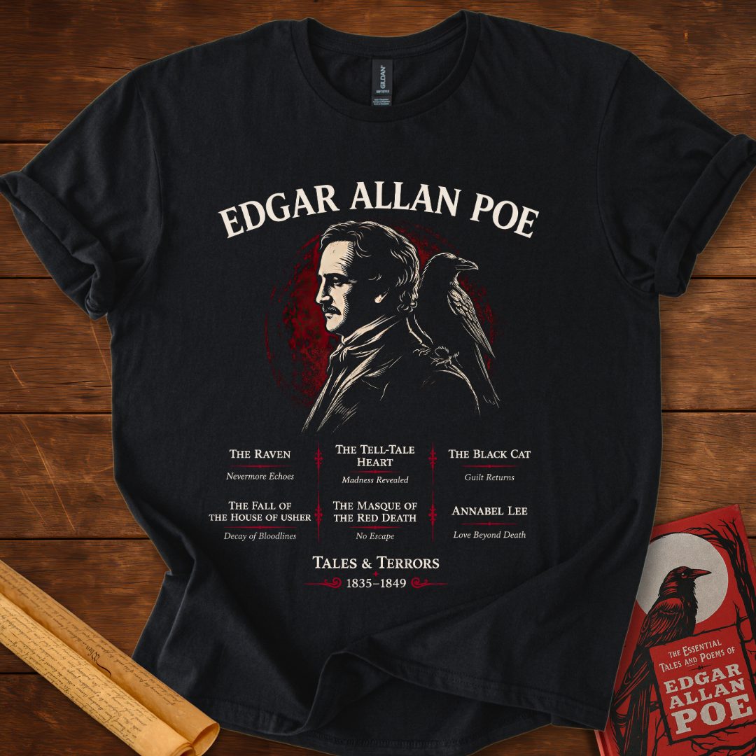 Edgar Allan Poe – Tales & Terrors Blood Moon Edition T-Shirt