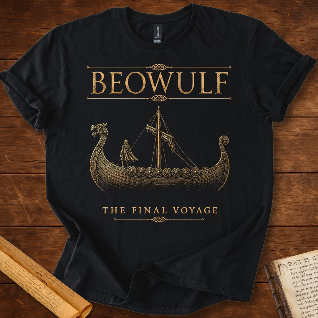 The Final Voyage | Beowulf Literary T-Shirt