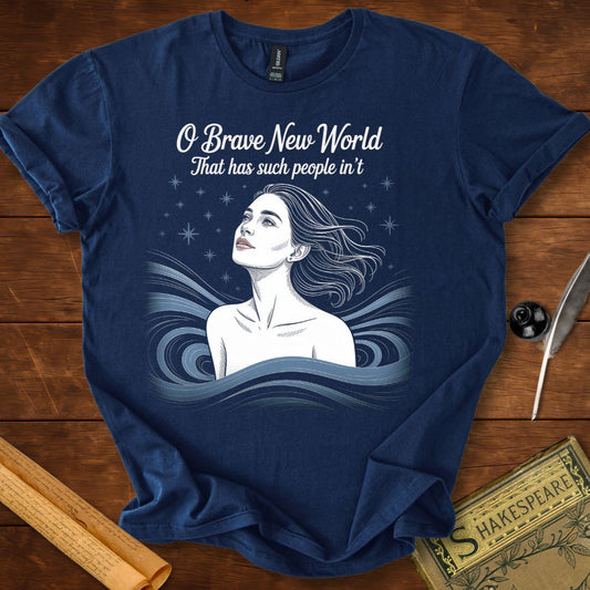 Brave New World Miranda Shakespeare T-Shirt