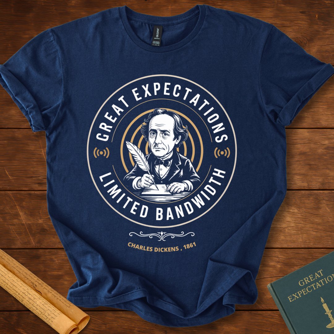 Great Expectations, Limited Wifi T-Shirt Navy