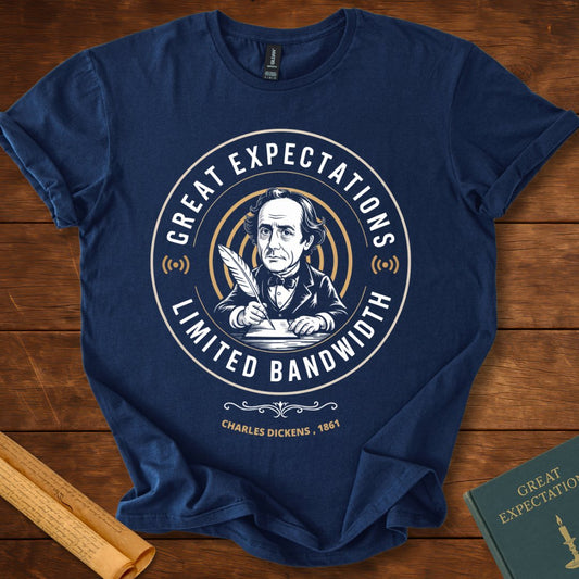 Great Expectations, Limited Wifi T-Shirt Navy