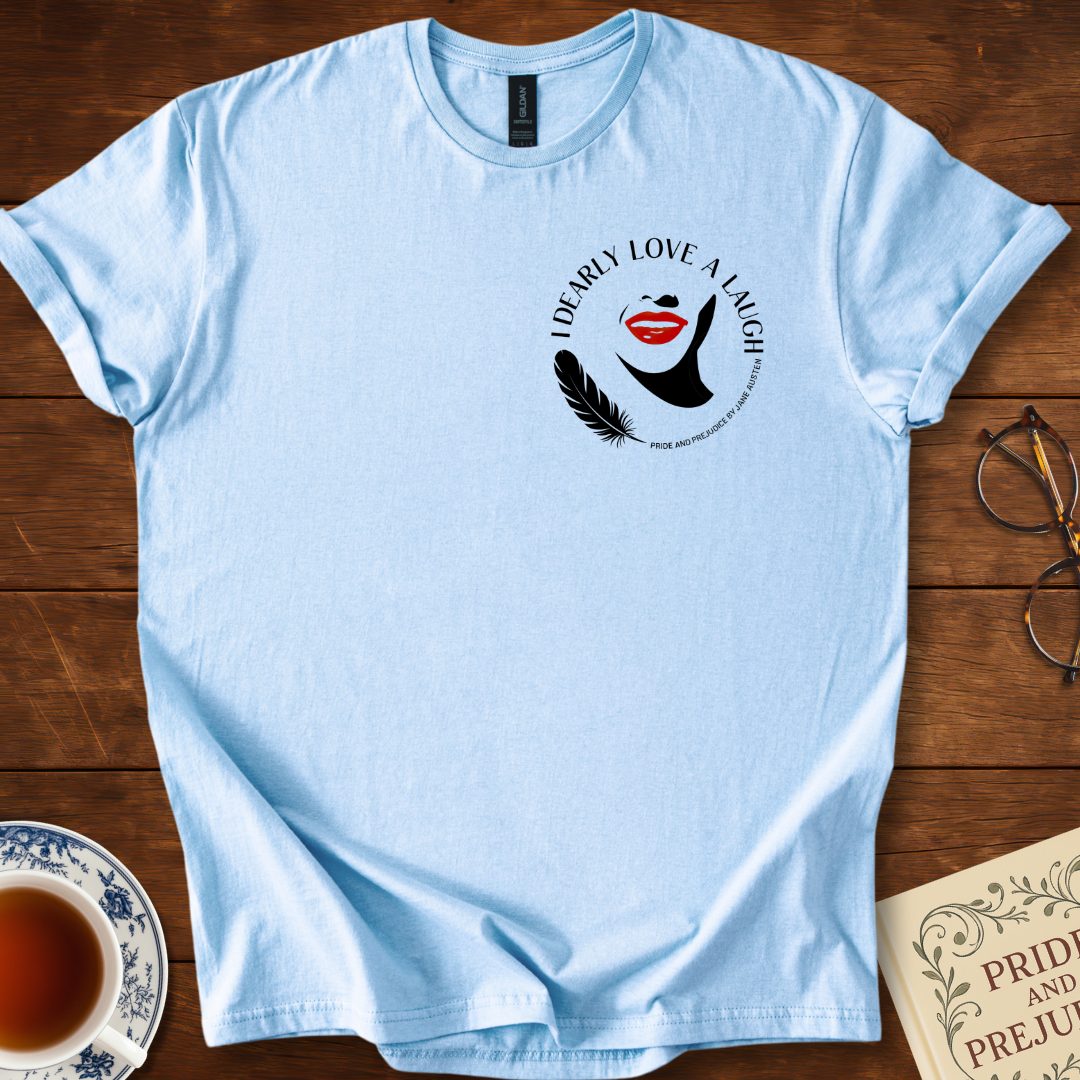 I Dearly Love a Laugh Circular Insignia T-Shirt