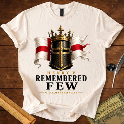 Remembered Few – Henry V Shakespeare Literary T-Shirt