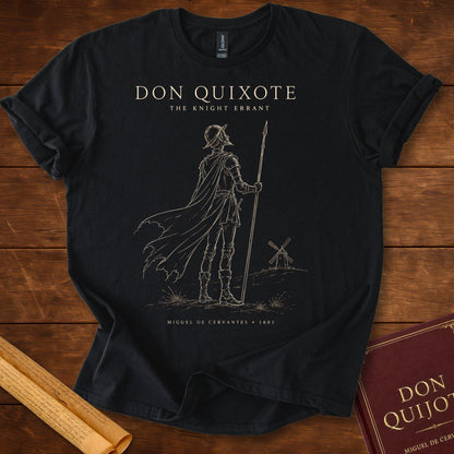 Don Quixote Knight Errant Silhouette T-Shirt